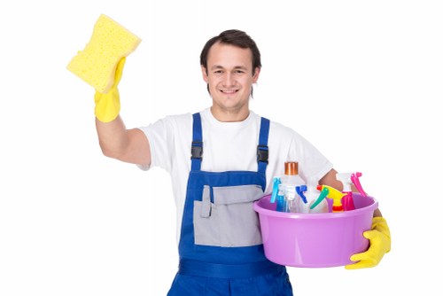 Professional carpet cleaning team working on a residential carpet in Osidge