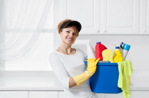 Carpet cleaning team using eco-friendly equipment in Osidge